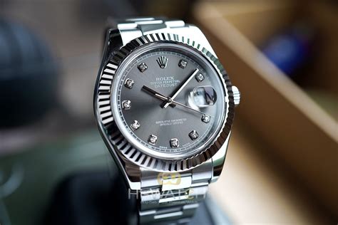 rolex datejust 41 grey dial 116334 review